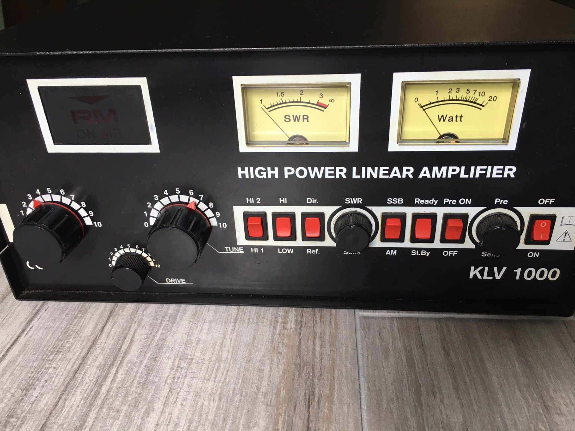 RM Italy KLV-1000 CB Radio Base Linear Amplifier