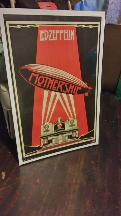 Large Led Zeppelin Mothership Poster