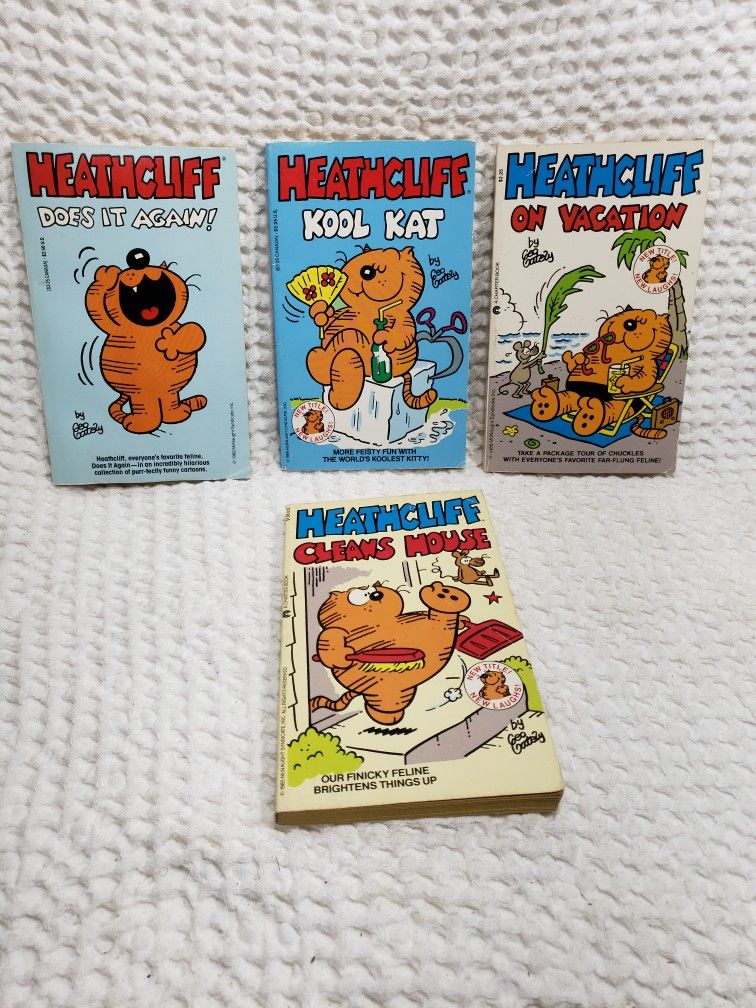 Heathcliff paperback books set of 4 