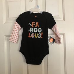 Baby Girl Halloween Bodysuit Shirt New