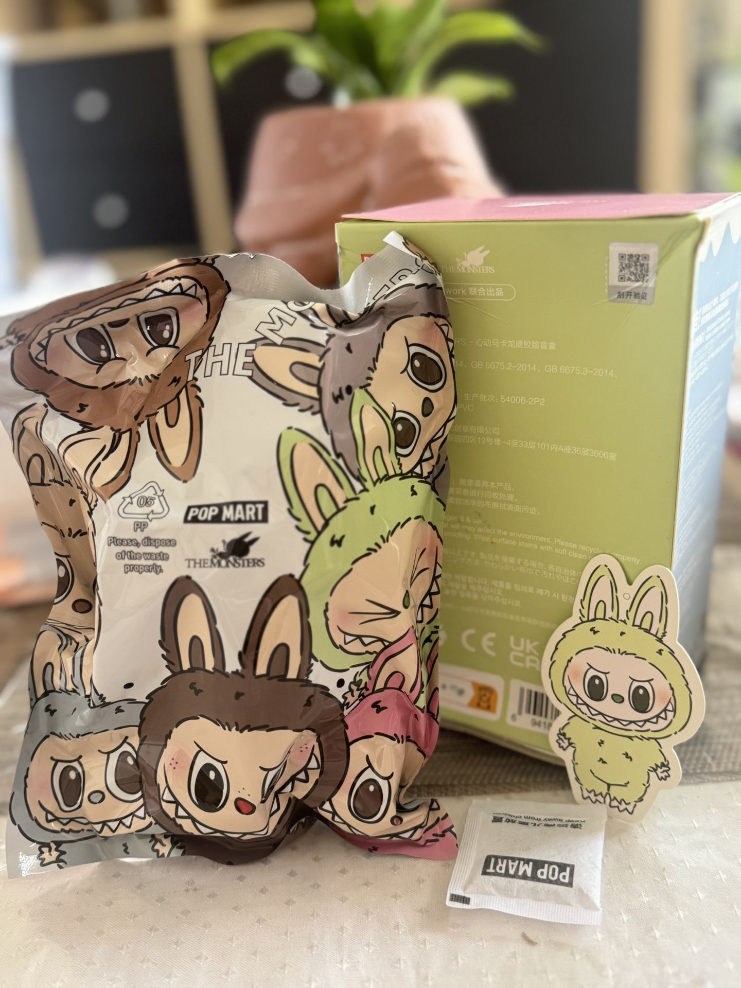 Labubu the Monsters exciting Macaron- Green Confirmed Still Sealed In Bag