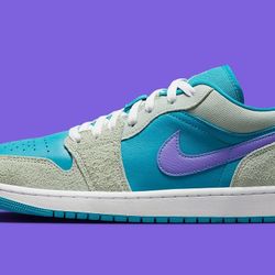 Nike Air Jordan 1 Low DX4334-300 Aquatone Concord Sz 10