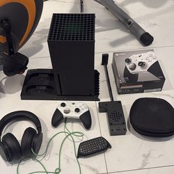 Xbox series X with Elite controller & Headphones