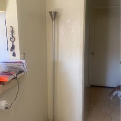 Set Of 2 Standing Lamps Nickel Color Must Take Both 