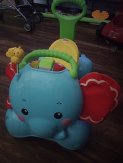 Elephant On Wheels For Your Lil One To Ride Away