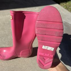 Girls Pink Rain Boots