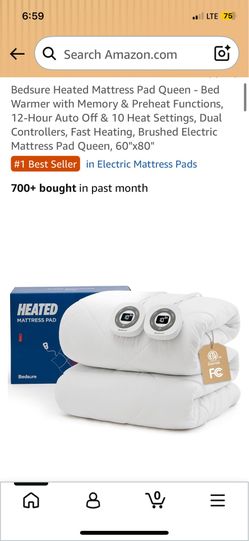 New heated mattress pad Queen size