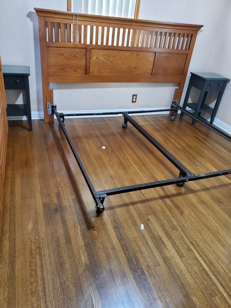 Cal King Bed Frame  Real Wood 