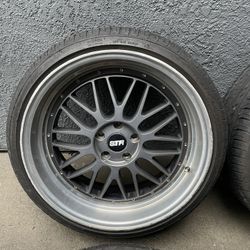 BBS LM Style STR Rims Wheels 20 Inch 5x114.3