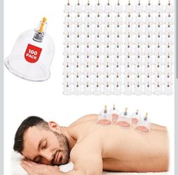 100 Pack Bulk Cupping Set for Massage Therapy - B3 (2.40 in)