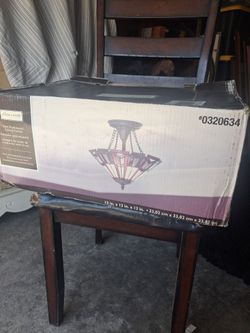 Semi-Flushmount ceiling fixture