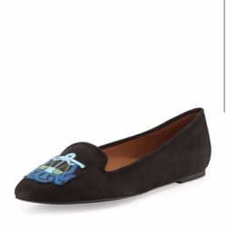 Rebecca Minkoff Birthday Zodiac Suede Slipper , Libra Flats size 7.5. Retail $225 These Rebecca Minkoff zodiac flats are the stand-out slipper every