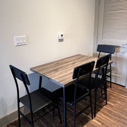 Dining table set - 4 chairs