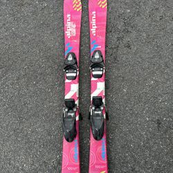 Girls 100cm Skis