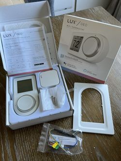 Lux Products GEO-WH Wi-Fi Thermostat, White