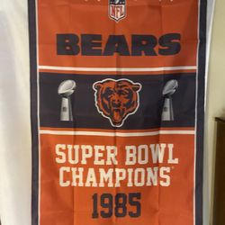 1985 Bears Champions Wall Banner (3’x5’)