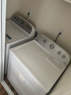 Whirlpool washer & dryer set