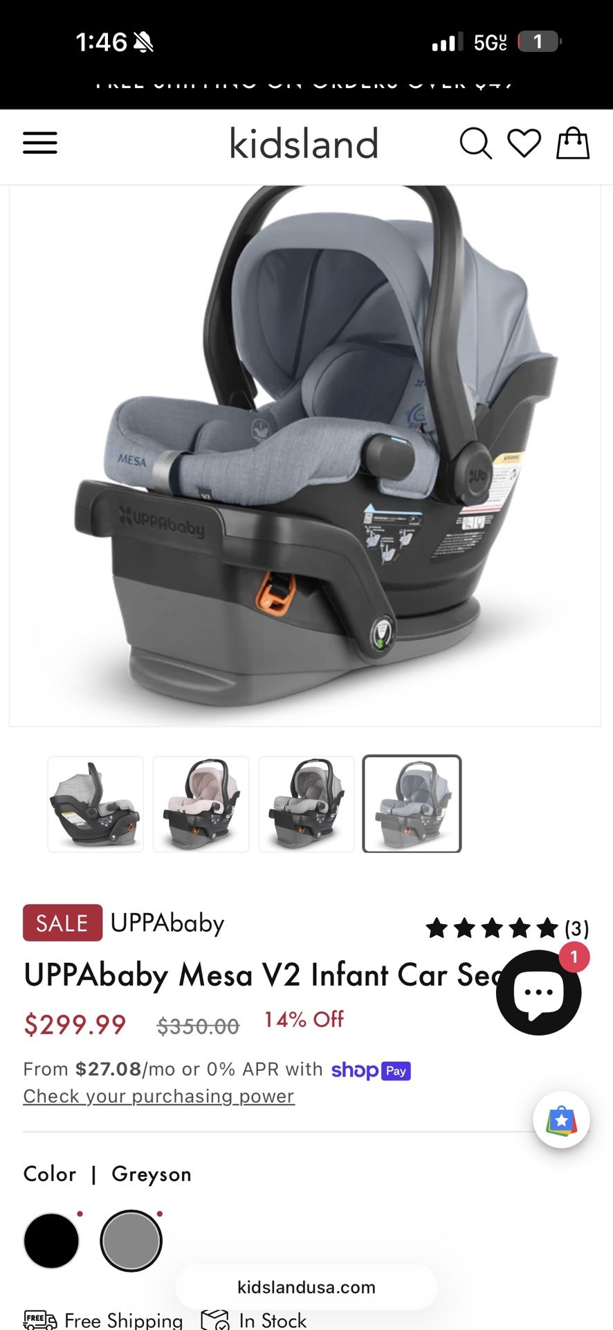 Uppa Car Seat