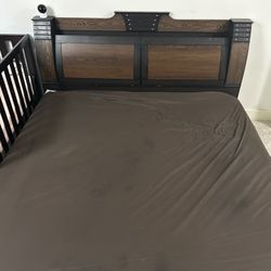 King Size Bed Frame With Mattresses