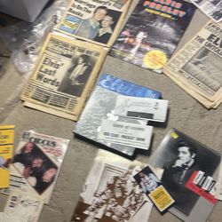 Elvis And Monroe Memorabilia.