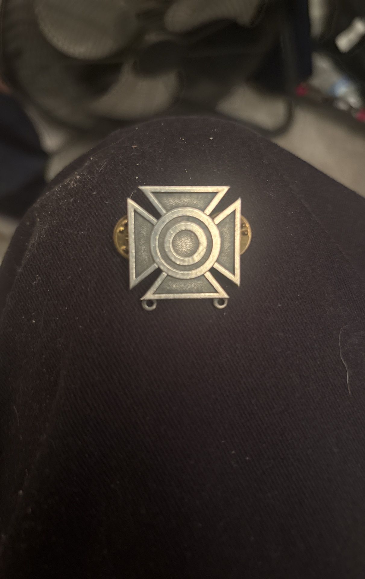 I World War II, iron Cross metal sterling silver