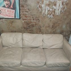 Comfy Leather Couch