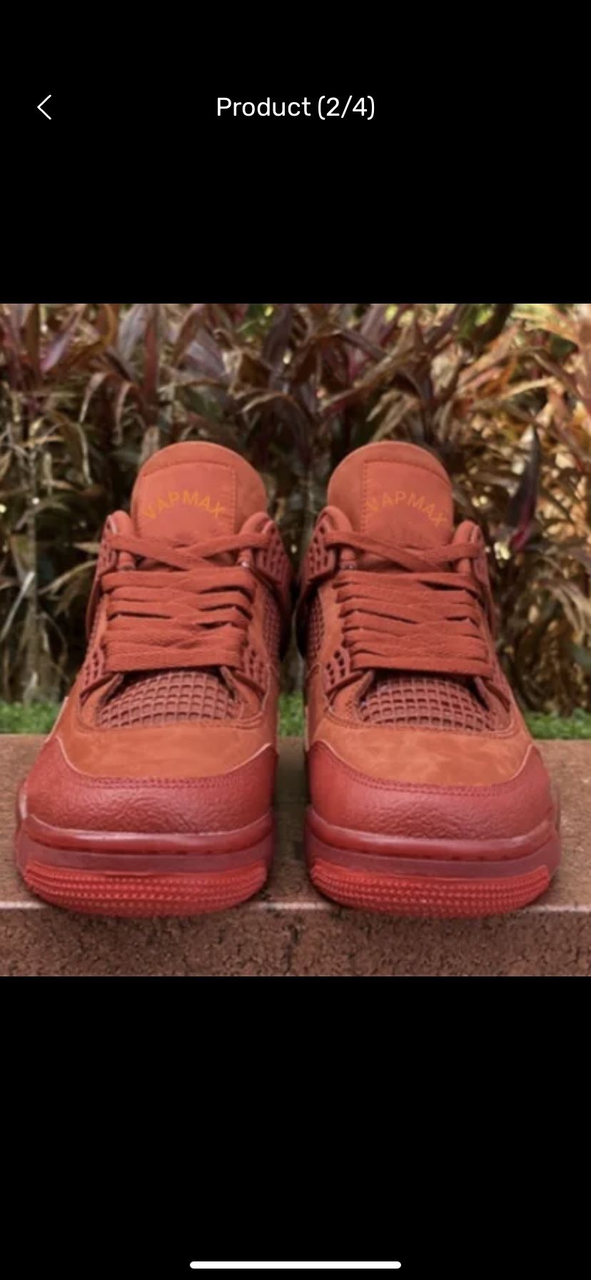 Red Brick 4 Basketball Shoes Size 9.5