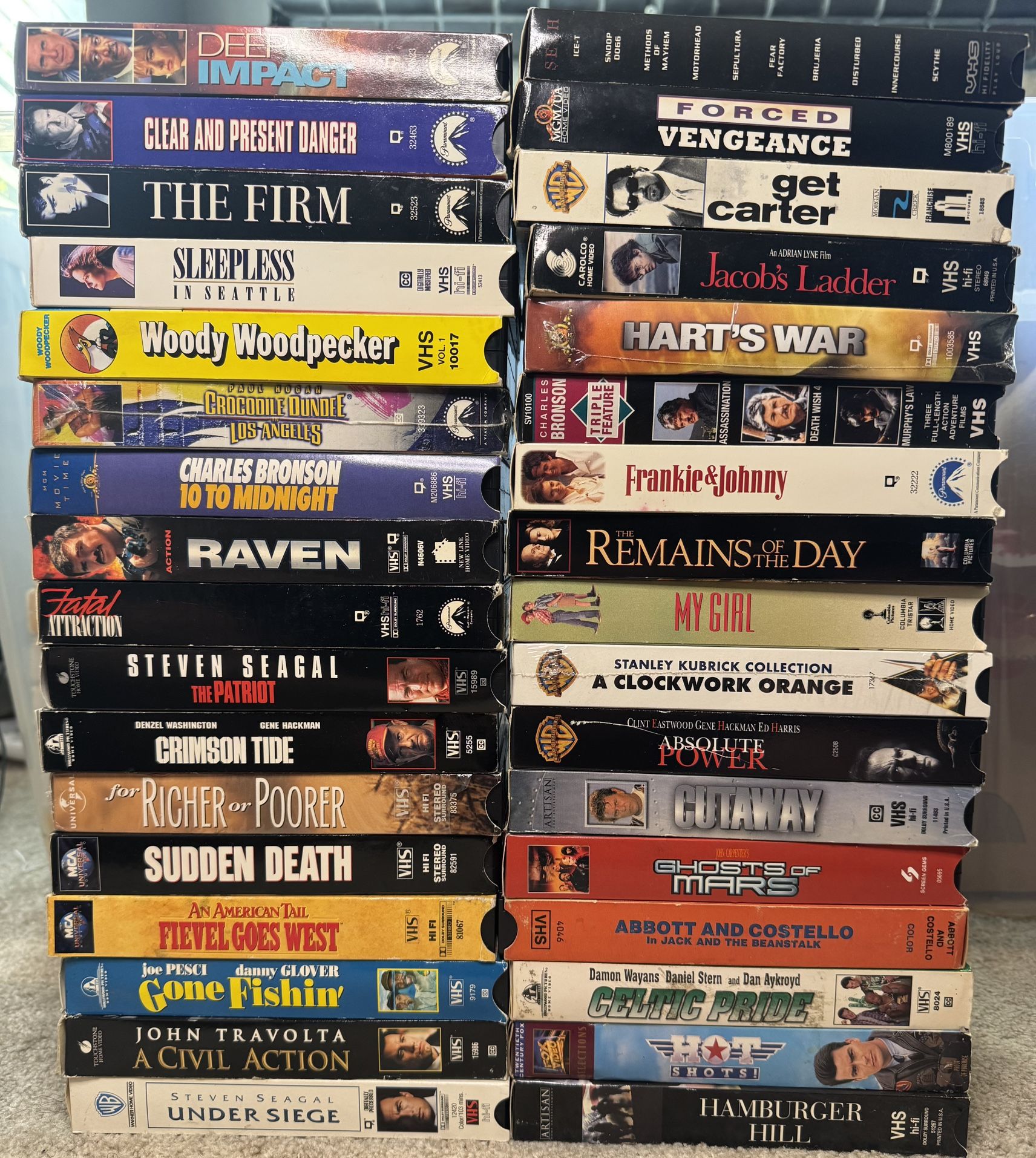 VHS Old School Movies Flash SALE!!