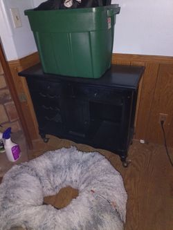 Wood Cabinet side table or hutch