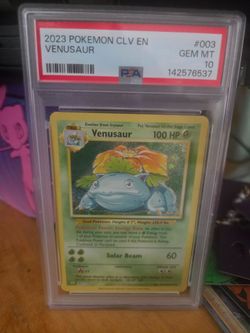 PSA 10 Venusaur 2023 Pokemon CLV #003 Gem Mint
