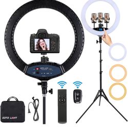 LED Ring Light, Makeup Selfie Ring Light for Studio Portrait
