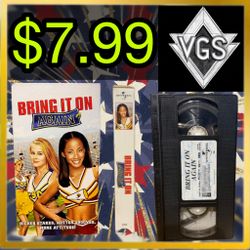 *CLASSIC* Bring It On Again (VHS) – cheerleading comedy sequel from the popular Bring It On franchise.