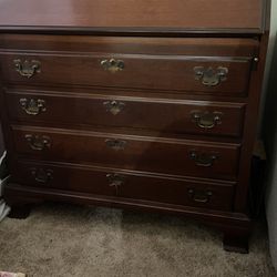 Antique Wood Secretary Desk