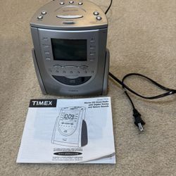 Timex Nature Sounds CD Clock Radio model T618