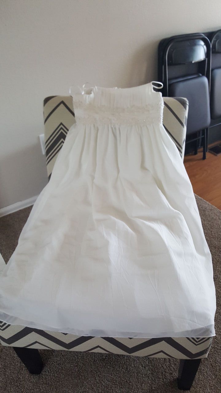 Davids Bridal flower girl dress