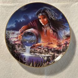 FRANKLIN MINT HEIRLOOM COLLECTOR PLATEROYAL DOULTON 'THE WATERS OF LIFE'
