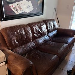 Leather Couch 