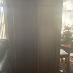 Solid Cherry Wood Armoire