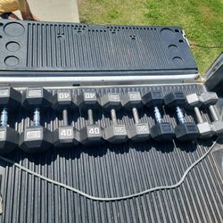 Very Nice Dumbbell Set. 200Pounds 
