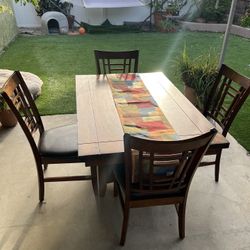 Dining Table (4 or 6 Seater) All Wood