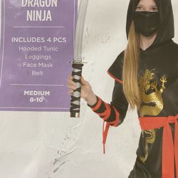 Disfraz De Dragon Ninja  8-10