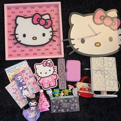 Hello Kitty / Sanrio Bundle 💕 Room Decor + Accessories MUST GO