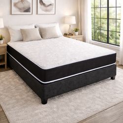 Queen Size Mattress 10 Inches Thick New From Factory Quality & Comfort Also Available Twin-Full-King Delivery 🚚 Available