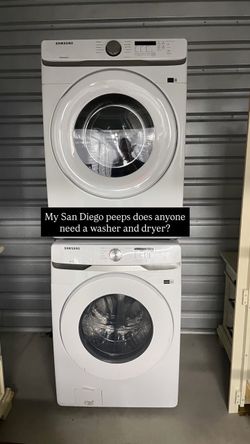 Samsung Elelectric Washer & Dryer