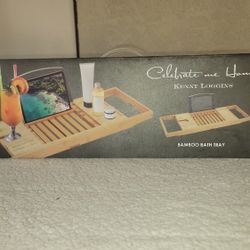 New Bamboo Bath Tray 