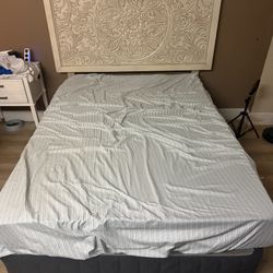 TWO Full Bed Frame + Mattress