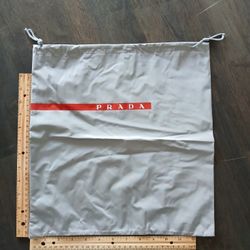 Vintage Prada Shoe Dust Drawstring Cloth Bag