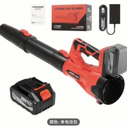 Leaf Blower Cordless, 21V Electric Leaf Blowers Lightweight Variable Speed Li...
