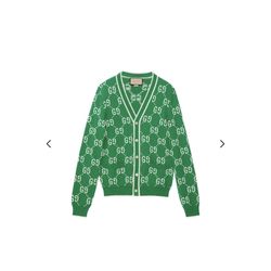 (New) Gucci Jacquard Cardigan…Jumbo GG with tags