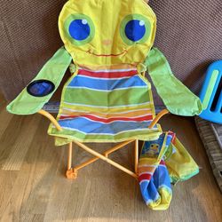 Melissa & Doug Sunny Patch Giddy Buggy Toddler Kid Folding Lawn and Camping Chair NEW